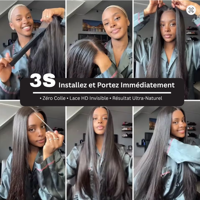 Perruque Lace Wig 100% naturelle brésilienne